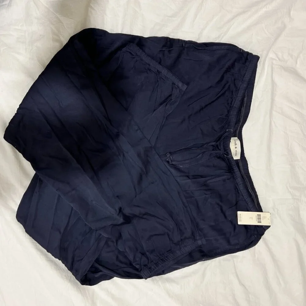 🏷 *NWT* Anthropologie Cloth & Stone Draped Joggers - Effortless Comfort & Style - Picture 8 of 11